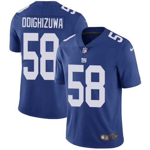 Nike New York Giants #58 Owa Odighizuwa Royal Blue Team Color NFL Vapor Untouchable Limited Jersey,We sell and wholesale Nike New York Giants #58 Owa Odighizuwa Royal Blue Team Color NFL Vapor Untouchable Limited Jersey on line form chian!